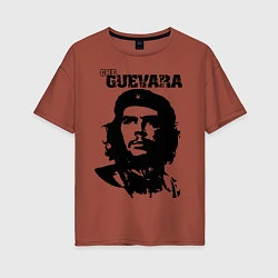 Футболка оверсайз женская Che Guevara, цвет: кирпичный