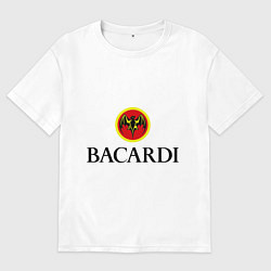 Футболка оверсайз женская Bacardi, цвет: белый
