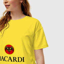 Футболка оверсайз женская Bacardi, цвет: желтый — фото 2