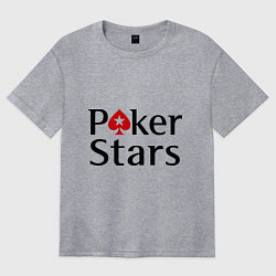 Женская футболка оверсайз Poker Stars