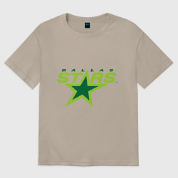Футболка оверсайз женская Dallas Stars, цвет: миндальный