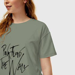 Футболка оверсайз женская Pink Floyd, цвет: авокадо — фото 2