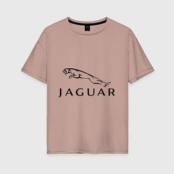 Футболка оверсайз женская Jaguar, цвет: пыльно-розовый