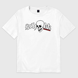 Футболка оверсайз женская Schokk, цвет: белый