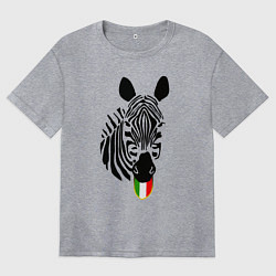 Женская футболка оверсайз Juventus Zebra