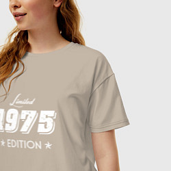 Футболка оверсайз женская Limited Edition 1975, цвет: миндальный — фото 2