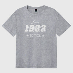 Футболка оверсайз женская Limited Edition 1983, цвет: меланж