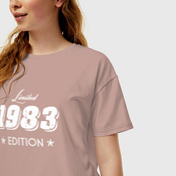 Футболка оверсайз женская Limited Edition 1983, цвет: пыльно-розовый — фото 2