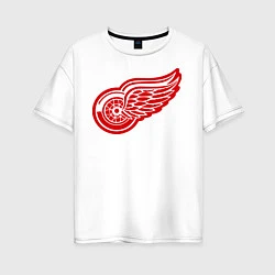 Футболка оверсайз женская Detroit Red Wings: Pavel Datsyuk, цвет: белый