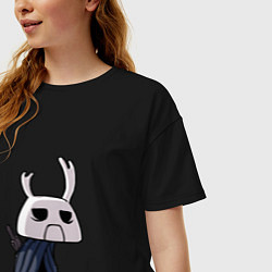 Футболка оверсайз женская Hollow Knight, цвет: черный — фото 2