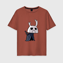 Футболка оверсайз женская Hollow Knight, цвет: кирпичный