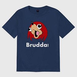 Футболка оверсайз женская Brudda, цвет: тёмно-синий