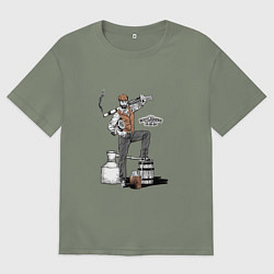 Женская футболка оверсайз Бутлегер