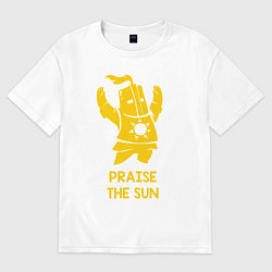 Футболка оверсайз женская Praise the Sun, цвет: белый