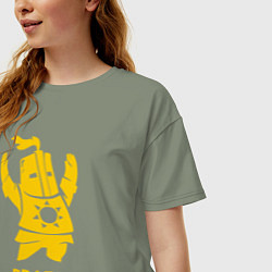 Футболка оверсайз женская Praise the Sun, цвет: авокадо — фото 2