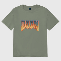 Футболка оверсайз женская DOOM, цвет: авокадо