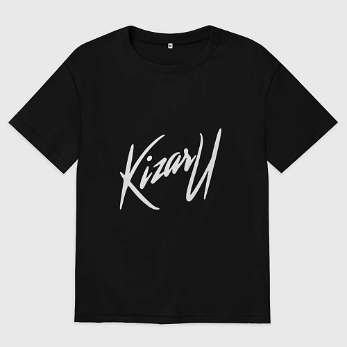 Женская футболка оверсайз Kizaru / Черный – фото 1