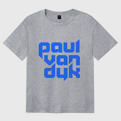 Футболка оверсайз женская Paul van Dyk: Filled, цвет: меланж