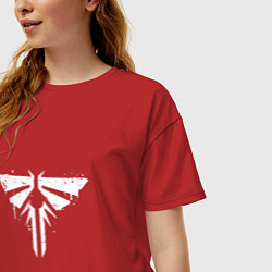 Футболка оверсайз женская Firefly Graffiti, цвет: красный — фото 2