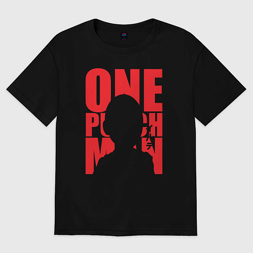 Женская футболка оверсайз Ok Hero / Черный – фото 1