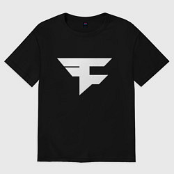 Футболка оверсайз женская FAZE Symbol, цвет: черный