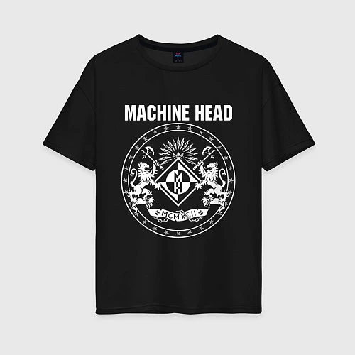 Женская футболка оверсайз Machine Head MCMXCII / Черный – фото 1