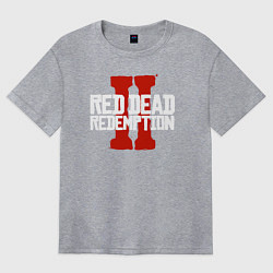 Футболка оверсайз женская RDR II, цвет: меланж