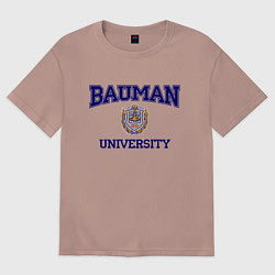 Женская футболка оверсайз BAUMAN University