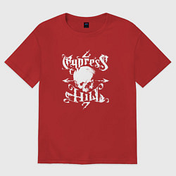 Футболка оверсайз женская Cypress Hill, цвет: красный