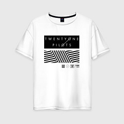 Женская футболка оверсайз TOP: Geometry