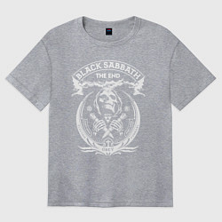 Футболка оверсайз женская Black Sabbath: The End, цвет: меланж