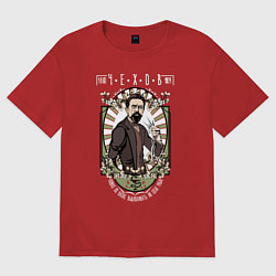 Футболка оверсайз женская Антон Павлович Чехов, цвет: красный