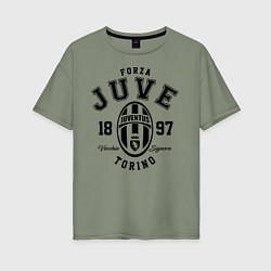 Футболка оверсайз женская Forza Juve 1897: Torino, цвет: авокадо