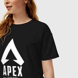 Футболка оверсайз женская Apex Legends, цвет: черный — фото 2