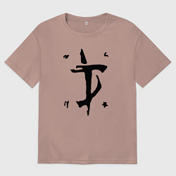 Женская футболка оверсайз DOOM Slayer