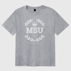 Женская футболка оверсайз MSU