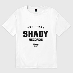 Футболка оверсайз женская Shady records, цвет: белый
