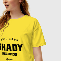 Футболка оверсайз женская Shady records, цвет: желтый — фото 2