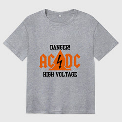Женская футболка оверсайз AC/DC: High Voltage