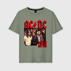 Женская футболка оверсайз Girls got the rhythm