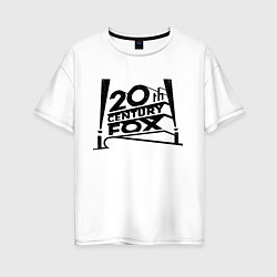 Футболка оверсайз женская 20th Century Fox, цвет: белый