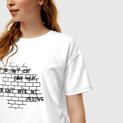 Футболка оверсайз женская Pink Floyd, цвет: белый — фото 2
