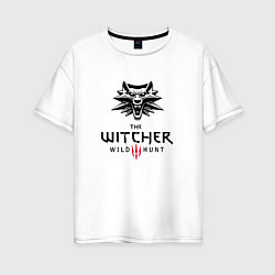 Футболка оверсайз женская THE WITCHER 3:WILD HUNT, цвет: белый