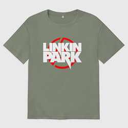 Футболка оверсайз женская LINKIN PARK, цвет: авокадо