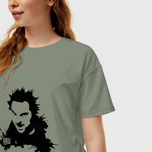 Женская футболка оверсайз Король и шут / Авокадо – фото 3