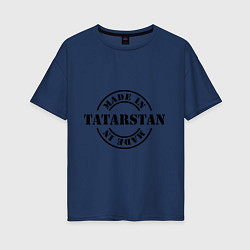 Футболка оверсайз женская Made in Tatarstan, цвет: тёмно-синий