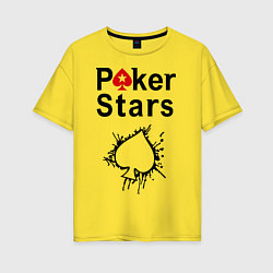 Женская футболка оверсайз Poker Stars