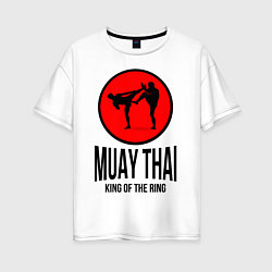 Женская футболка оверсайз Muay thai fighters