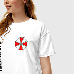 Футболка оверсайз женская UMBRELLA CORP, цвет: белый — фото 2