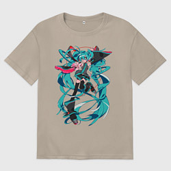 Женская футболка оверсайз Hatsune Miku Expo